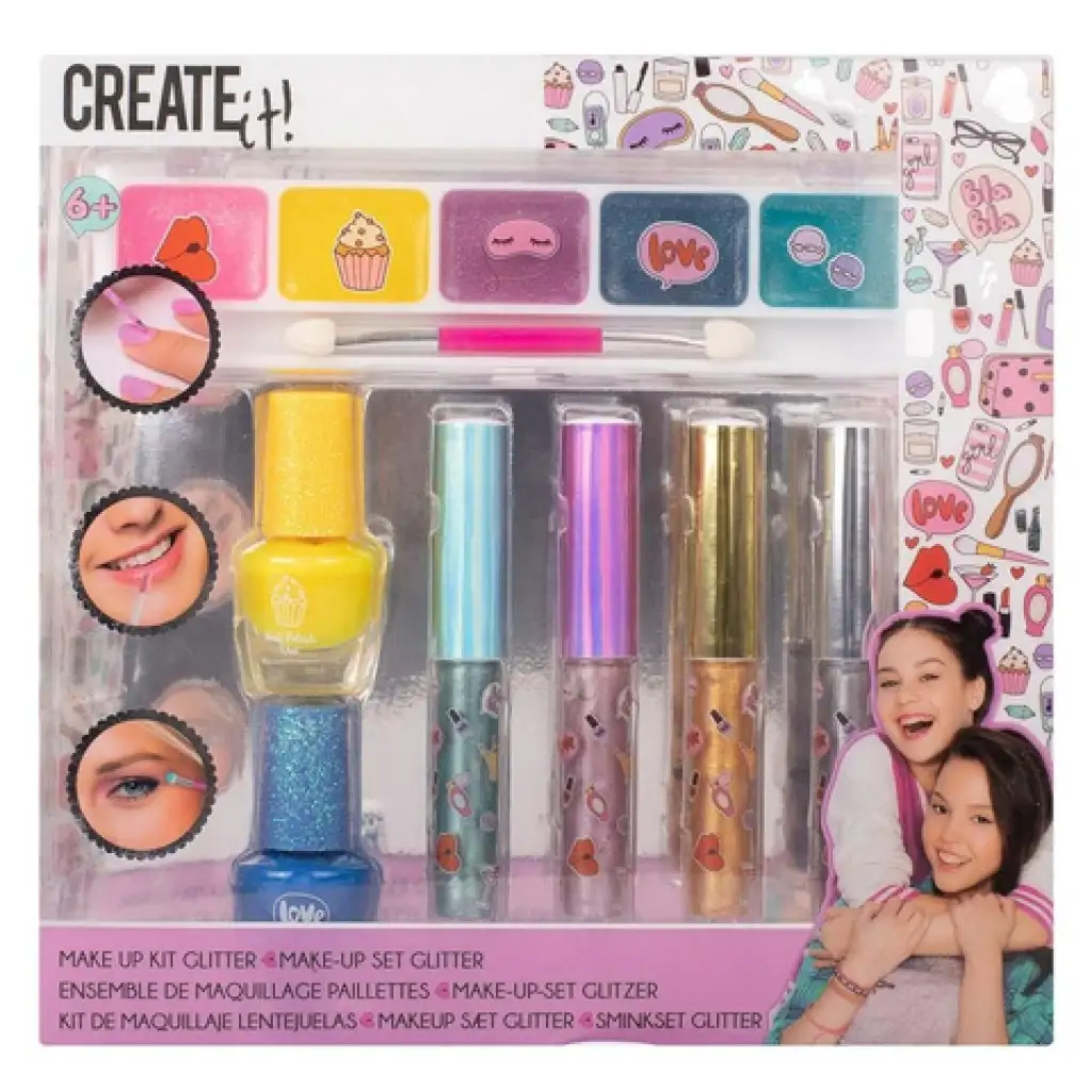 Create It!: 7-teiliges Schminkset mit Metallic-Farben - Canenco Bild 1