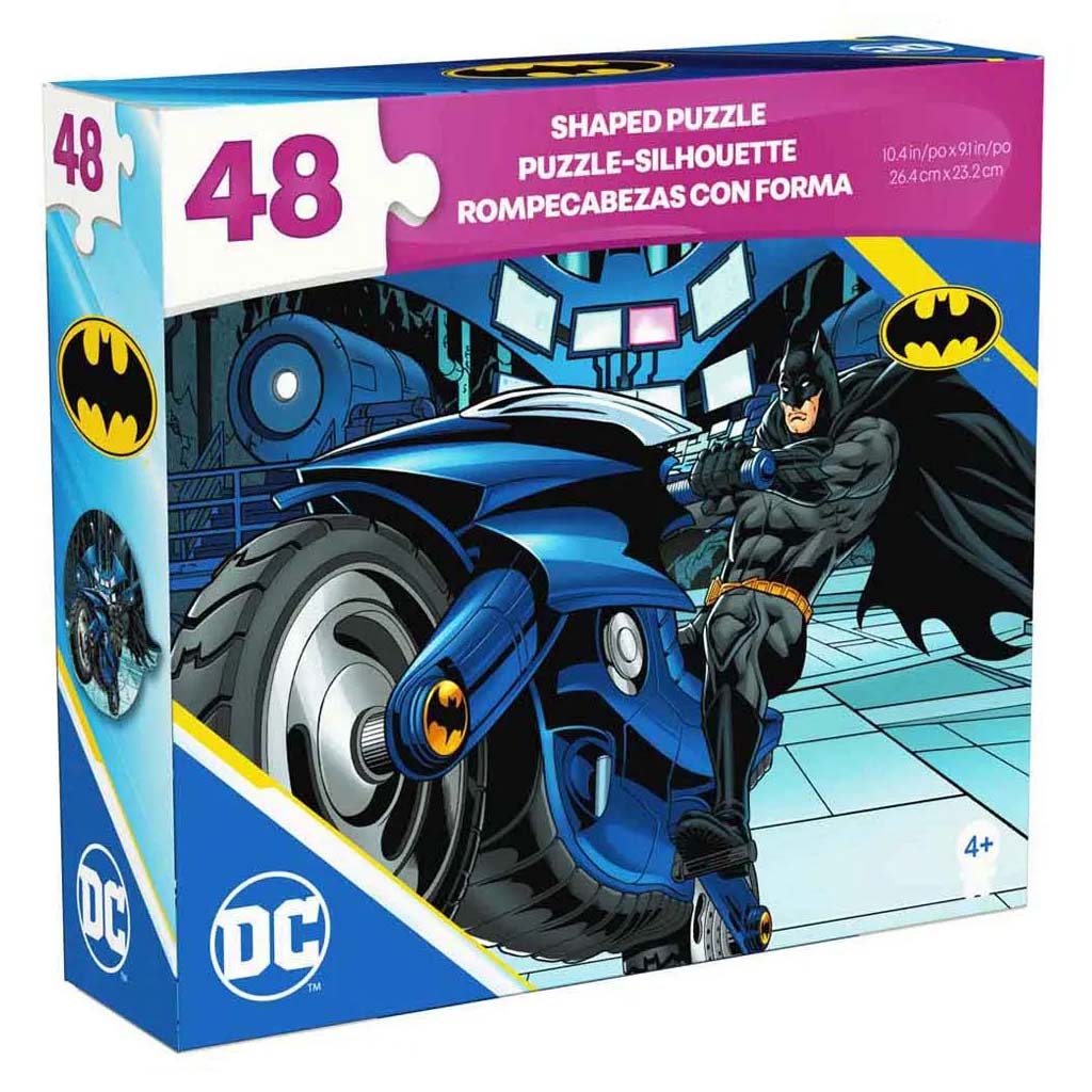 DC Comics Batman Motorrad 48-teiliges Puzzle - Spin Master Bild 1