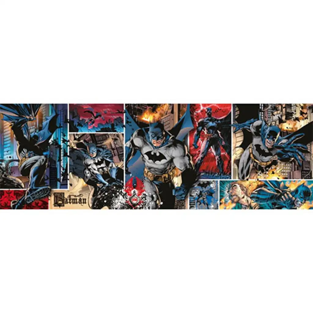 DC Comics: Batman in Aktion 1000-teilige Panorama-Puzzle - Clementoni Bild 2
