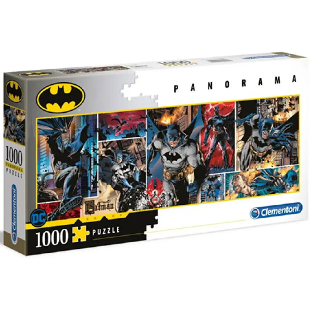 DC Comics: Batman in Aktion 1000-teilige Panorama-Puzzle - Clementoni Bild 1