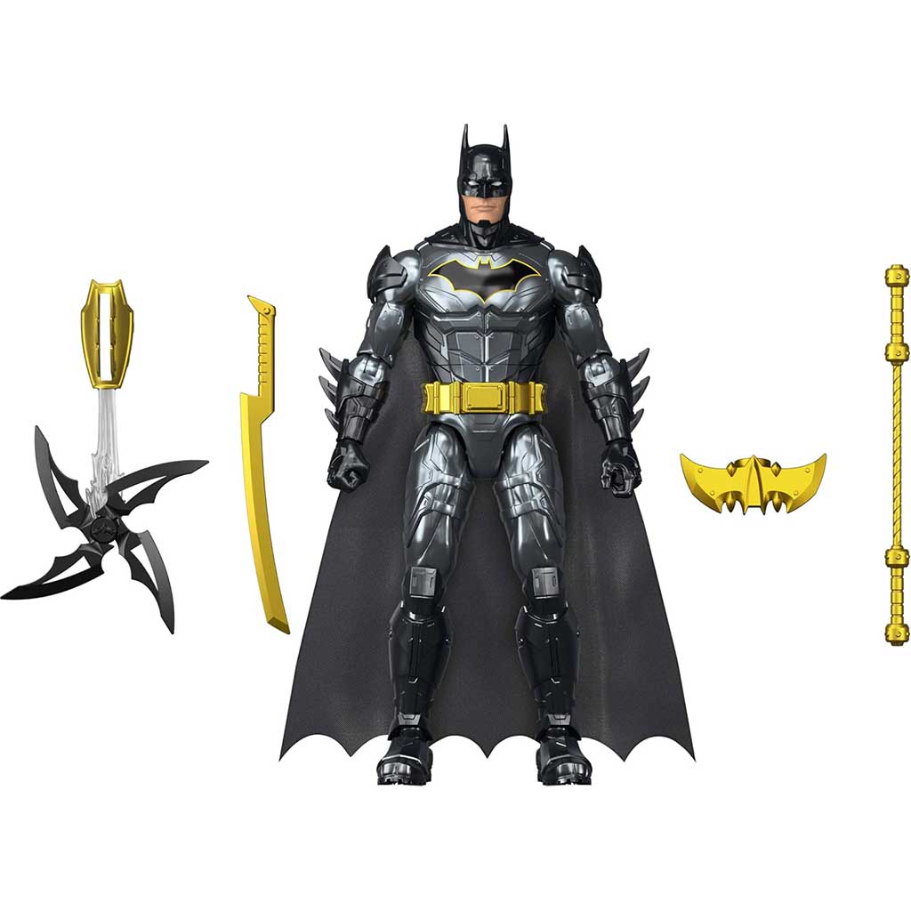 DC Deluxe Batman Actionfigur mit Sound 30cm - Mattel Bild 2