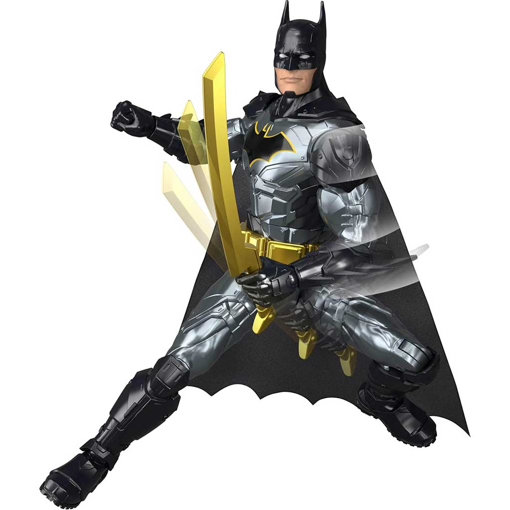 DC Deluxe Batman Actionfigur mit Sound 30cm - Mattel Bild 4