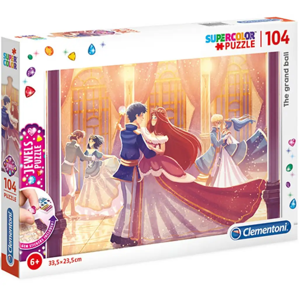Der große Ball Supercolor Schmuck-Puzzle 104 Teile - Clementoni Bild 1