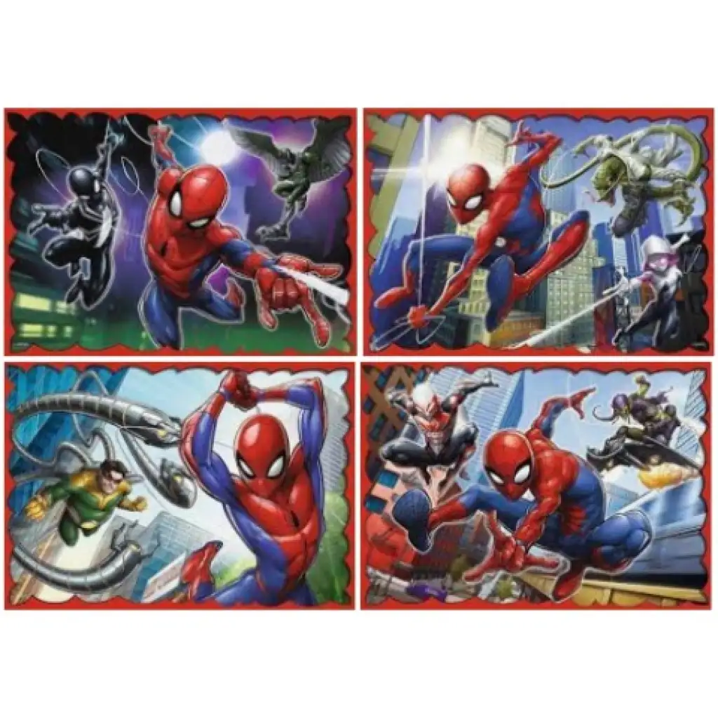 Der heldenhafte Spider-Man 4-in-1 70-54-48-35-teilige Puzzle - Trefl Bild 2