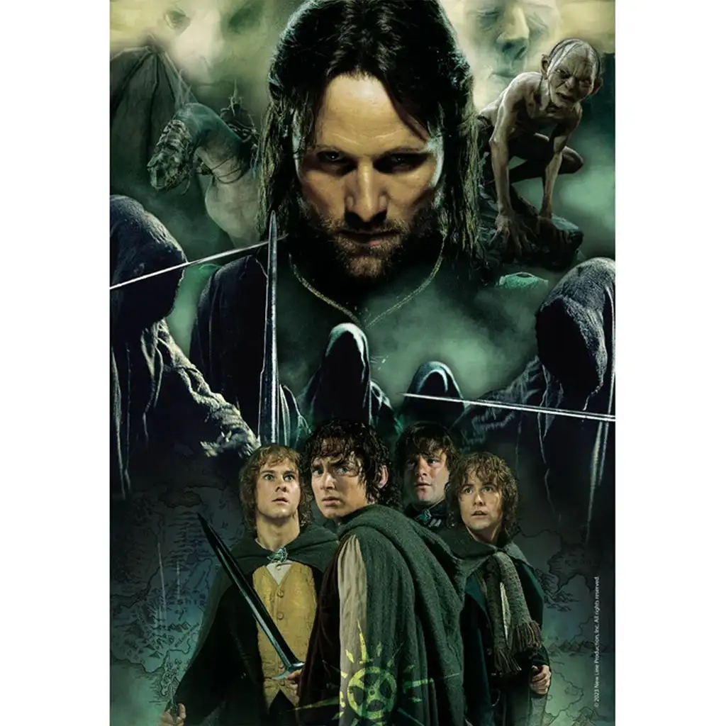 Der Herr der Ringe: Aragorns Reise 1000-teiliges Puzzle - Clementoni Bild 2