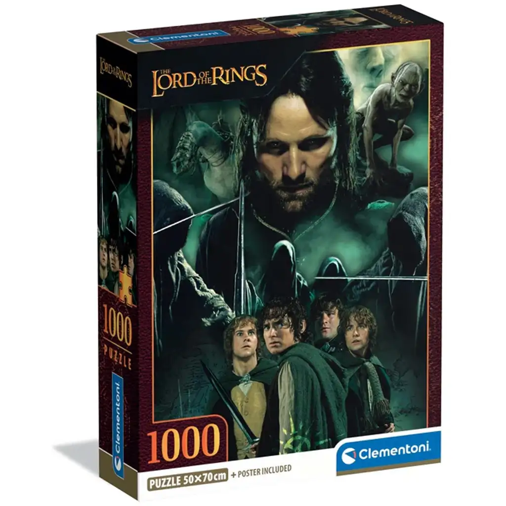 Der Herr der Ringe: Aragorns Reise 1000-teiliges Puzzle - Clementoni Bild 1