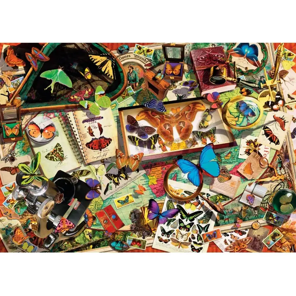 Der Schmetterlingssammler 500-teiliges HQC Kompaktpuzzle - Clementoni Bild 2