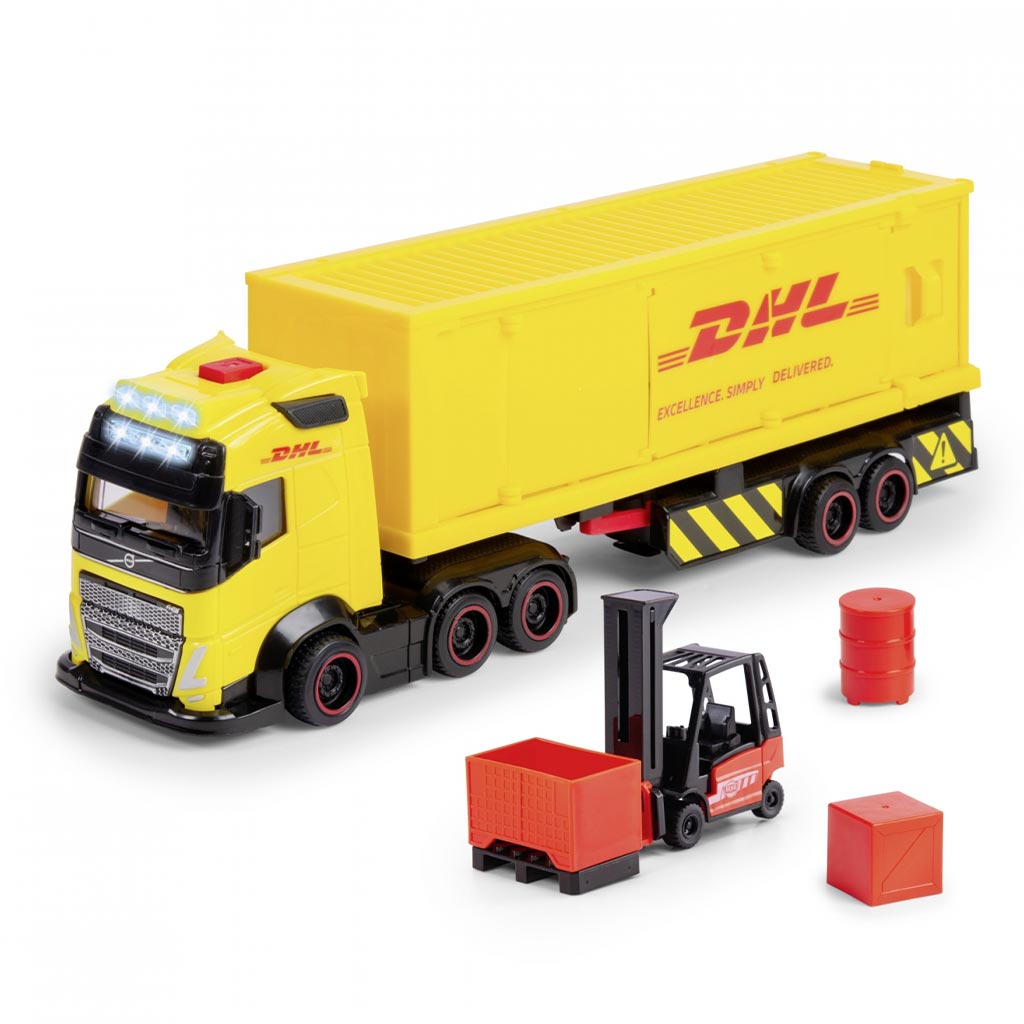 DHL Lkw mit Licht und Sound - Dickie Toys Bild 2