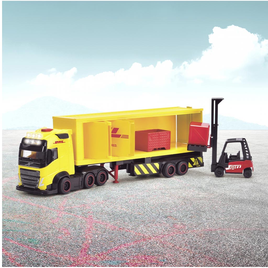 DHL Lkw mit Licht und Sound - Dickie Toys Bild 3