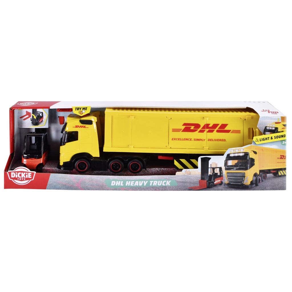 DHL Lkw mit Licht und Sound - Dickie Toys Bild 1