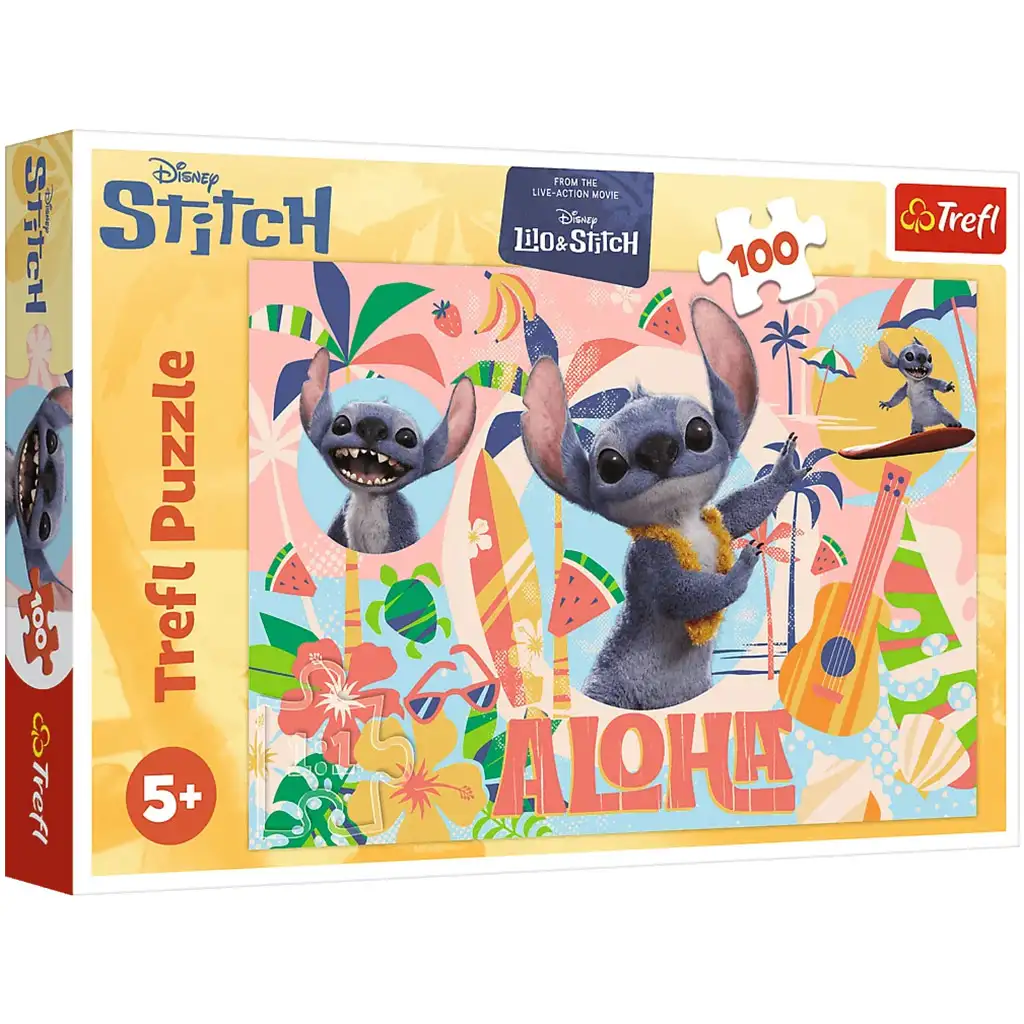 Die Abenteuer von Stitch 100-teiliges Puzzle - Trefl Bild 1