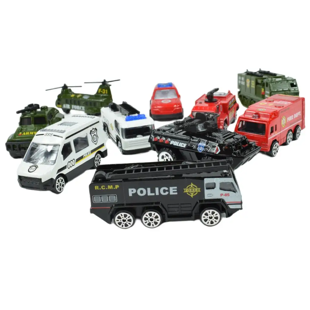 Die-Cast: Polizeiauto-Set in zwei verschiedenen Ausführungen Bild 2