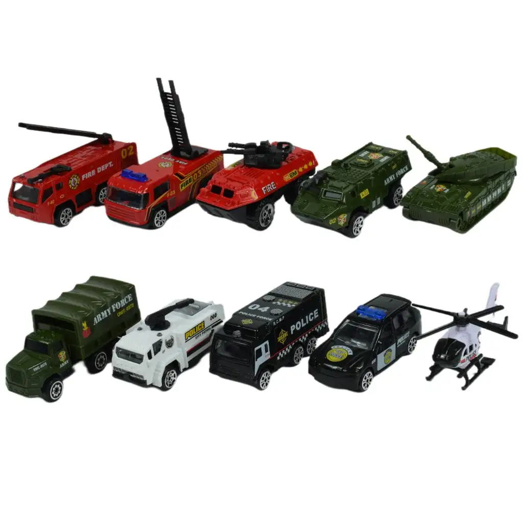 Die-Cast: Polizeiauto-Set in zwei verschiedenen Ausführungen Bild 3