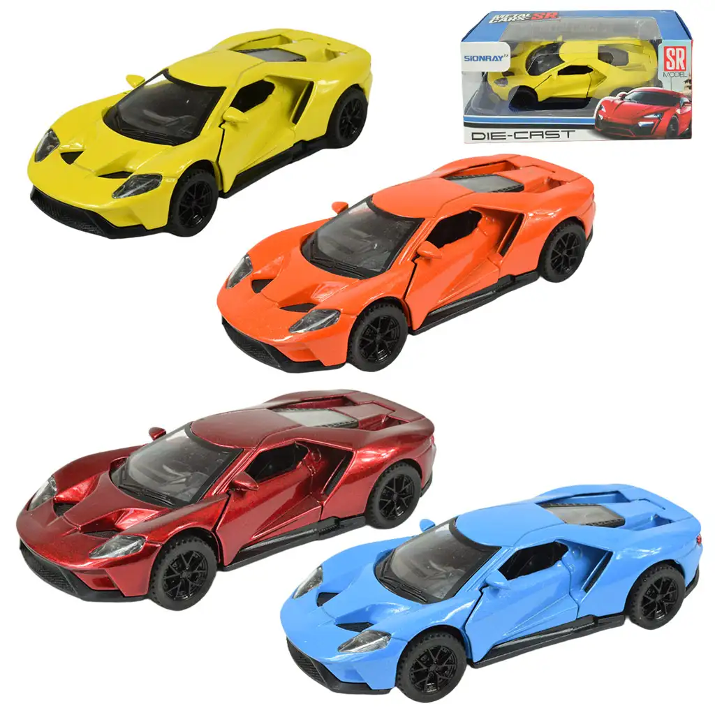 Die-Cast: Sportwagen mit Licht und Sound in verschiedenen Ausführungen 13cm Bild 1