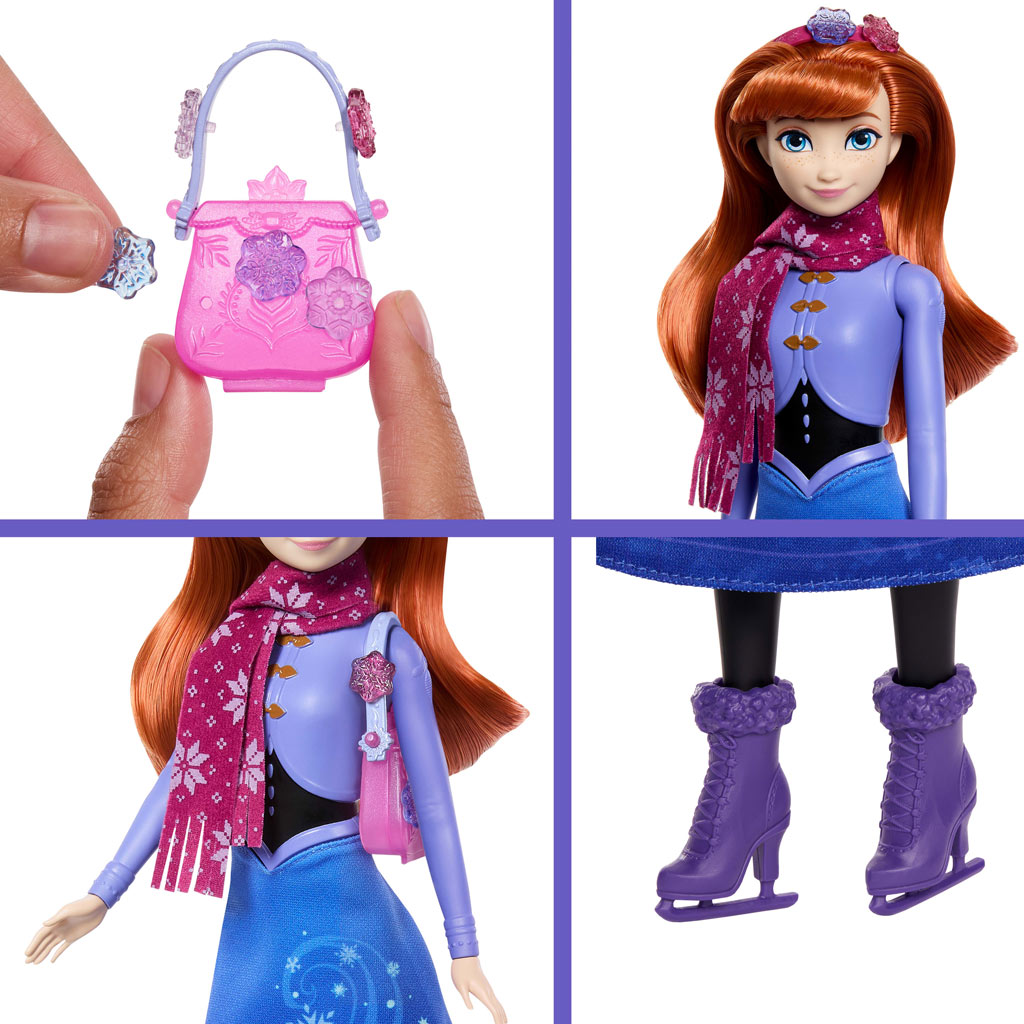 Die Eiskönigin - Eiskristall Überraschung - Anna Die Eiskönigin 2 Outfit - Mattel Bild 4
