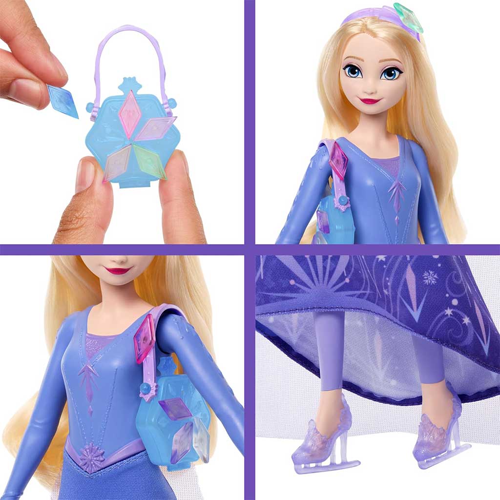 Die Eiskönigin: Eiskristall Überraschung - Elsa in Die Eiskönigin 2 Kleid - Mattel Bild 2