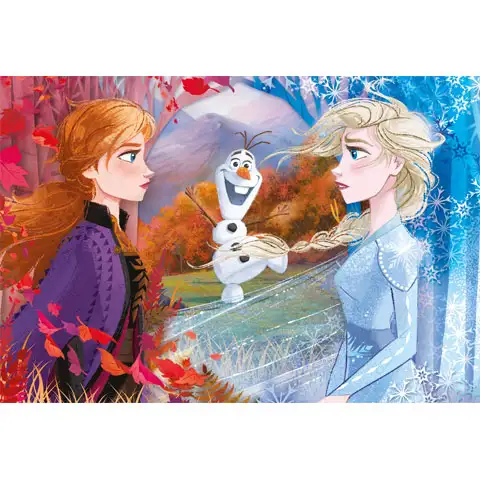 Die Eiskönigin II. Elsa und Anna 60-teilige Maxi-Puzzle - Clementoni Bild 2