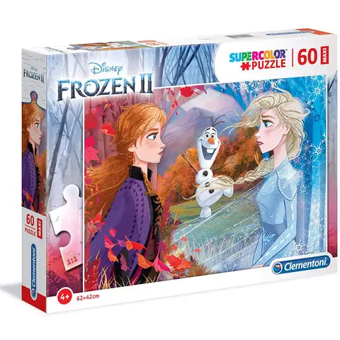 Die Eiskönigin II. Elsa und Anna 60-teilige Maxi-Puzzle - Clementoni Bild 1