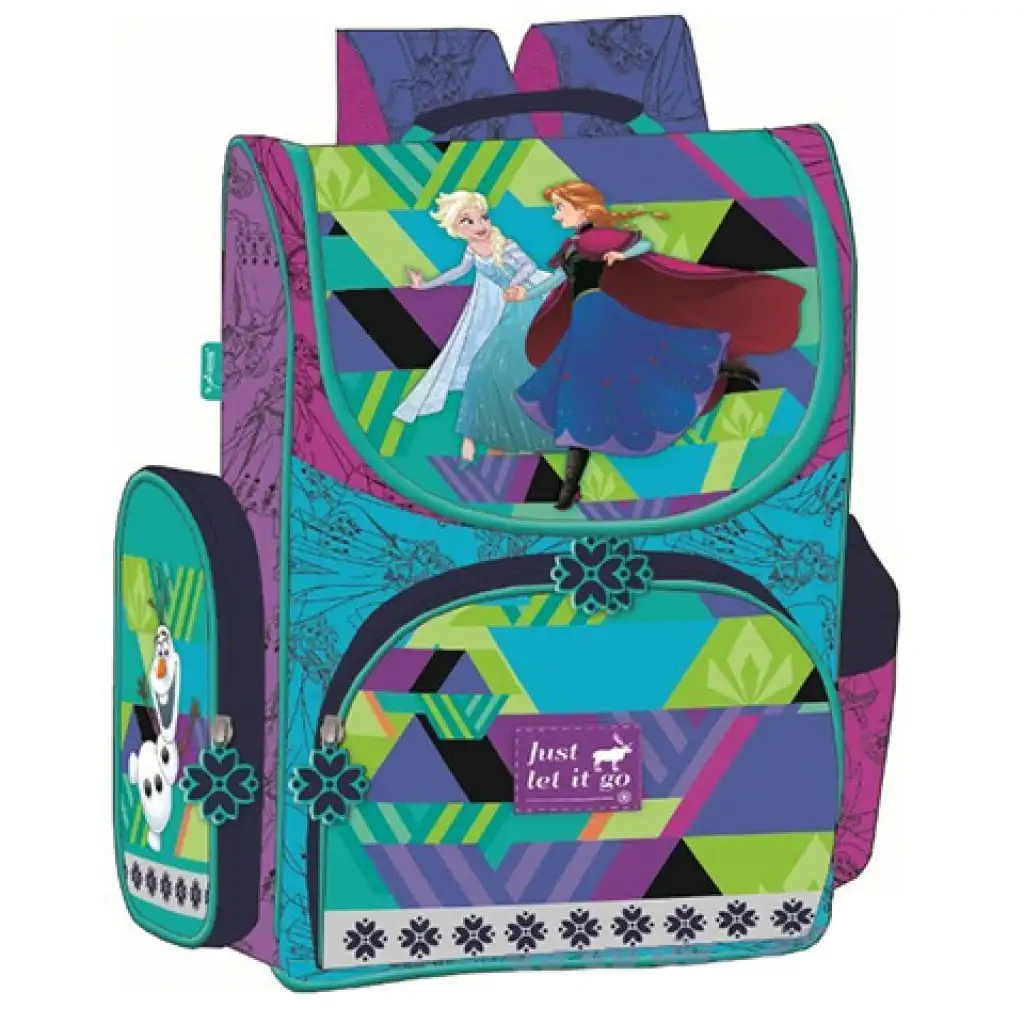 Die Eiskönigin: Just let it go abgerundeter Schulranzen Rucksack Bild 1