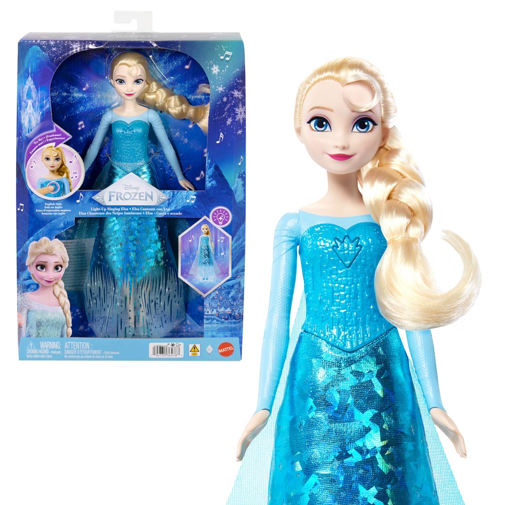 Die Eiskönigin - Singende Elsa Puppe mit Lichteffekten - Mattel Bild 1