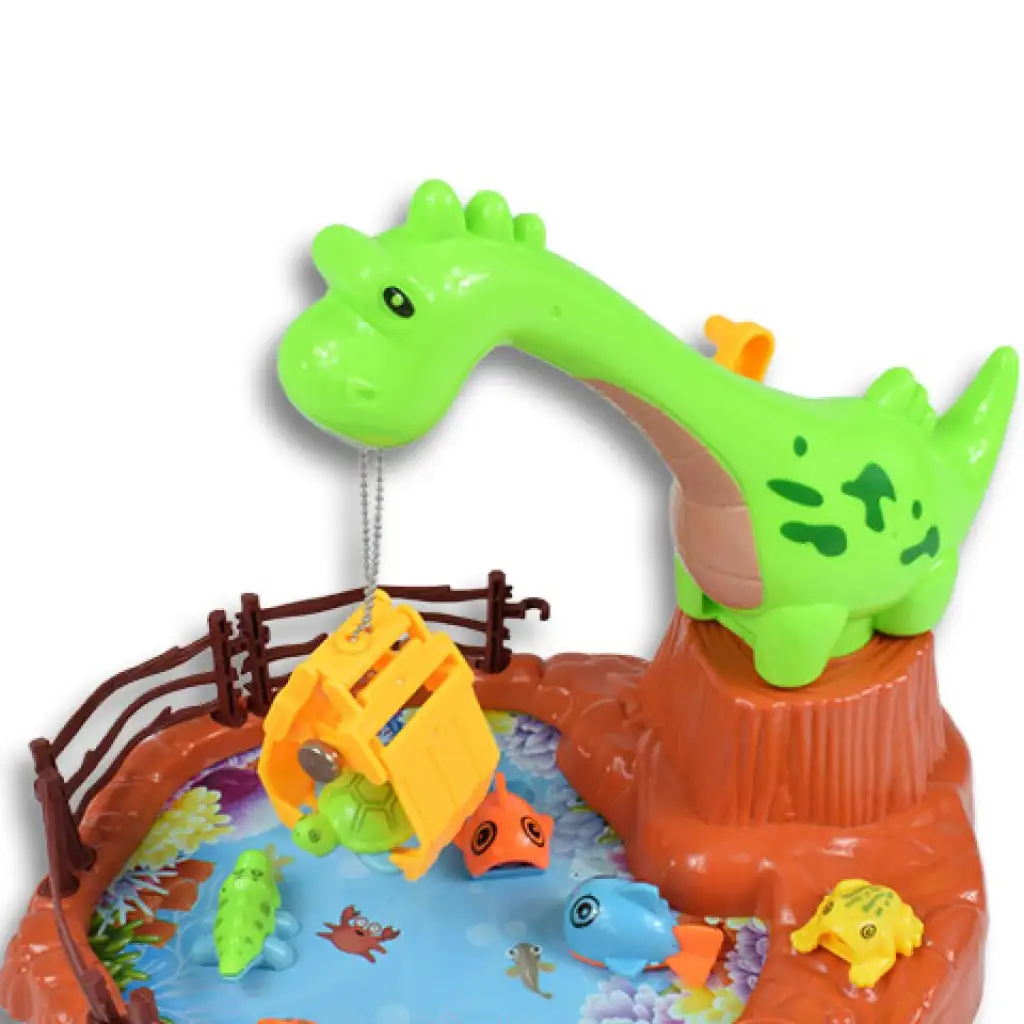 Dino Angelspiel mit Kran und Fischen Bild 5