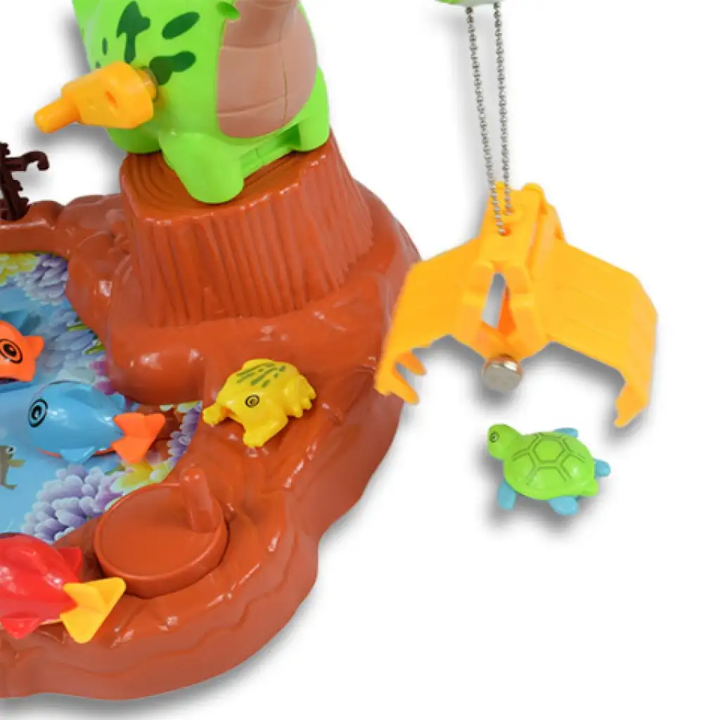 Dino Angelspiel mit Kran und Fischen Bild 6