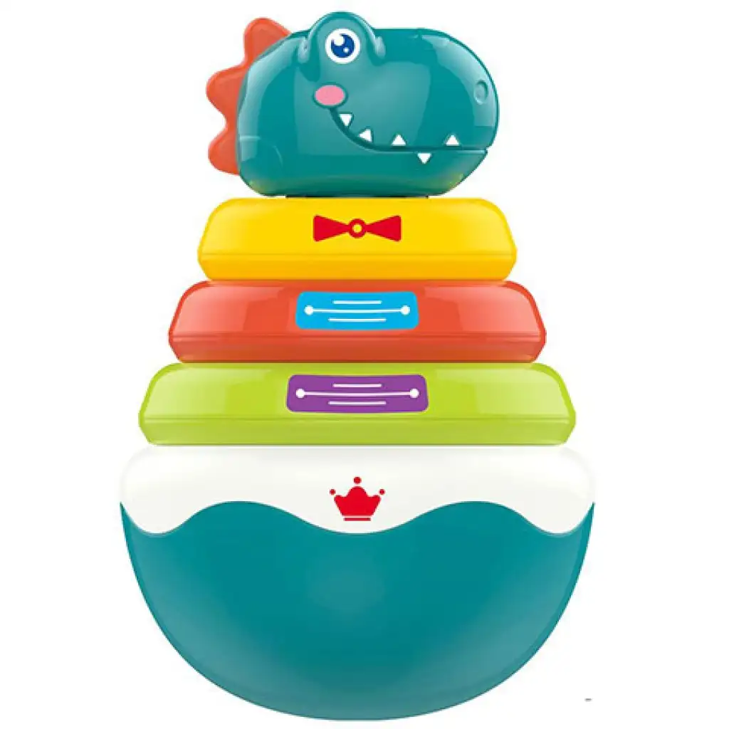 Dinosaurier-Ringpyramide-Entwicklungsspiel Bild 2