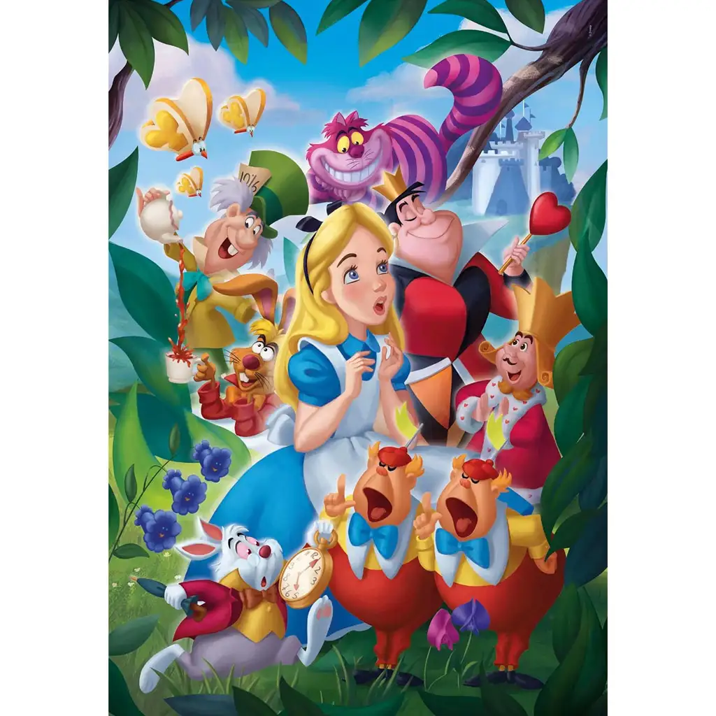 Disney: Alice im Wunderland 1000-teilige Puzzle - Clementoni Bild 2