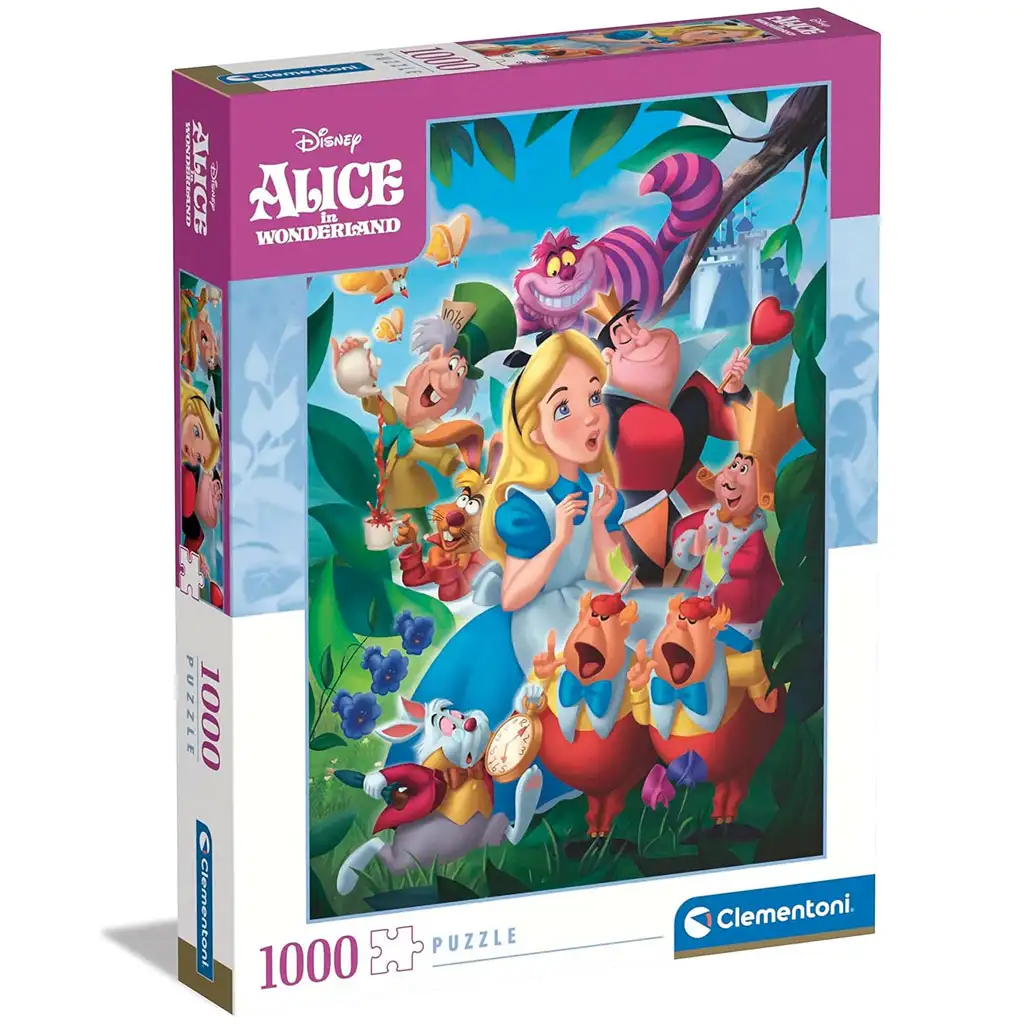 Disney: Alice im Wunderland 1000-teilige Puzzle - Clementoni Bild 1
