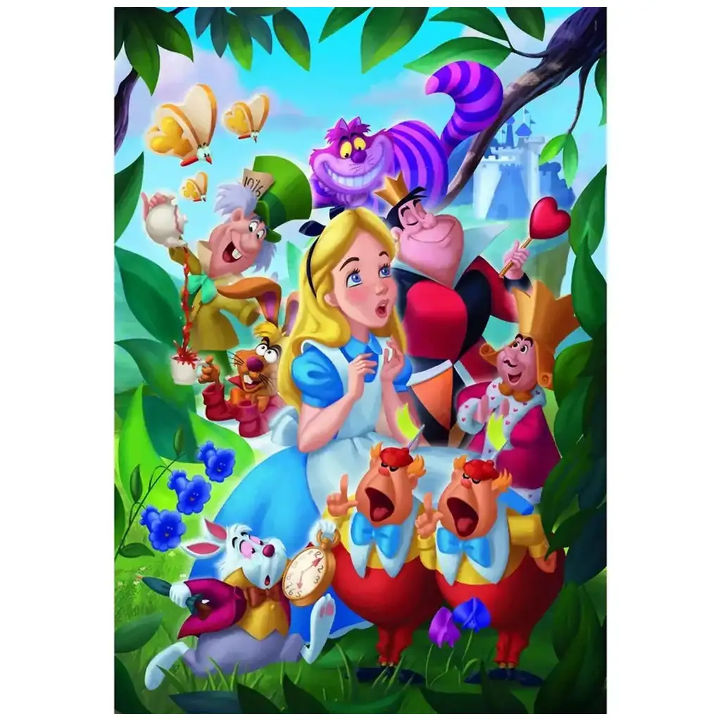Disney+ - Alice im Wunderland 1000-teilige Puzzle mit Poster - Clementoni Bild 2