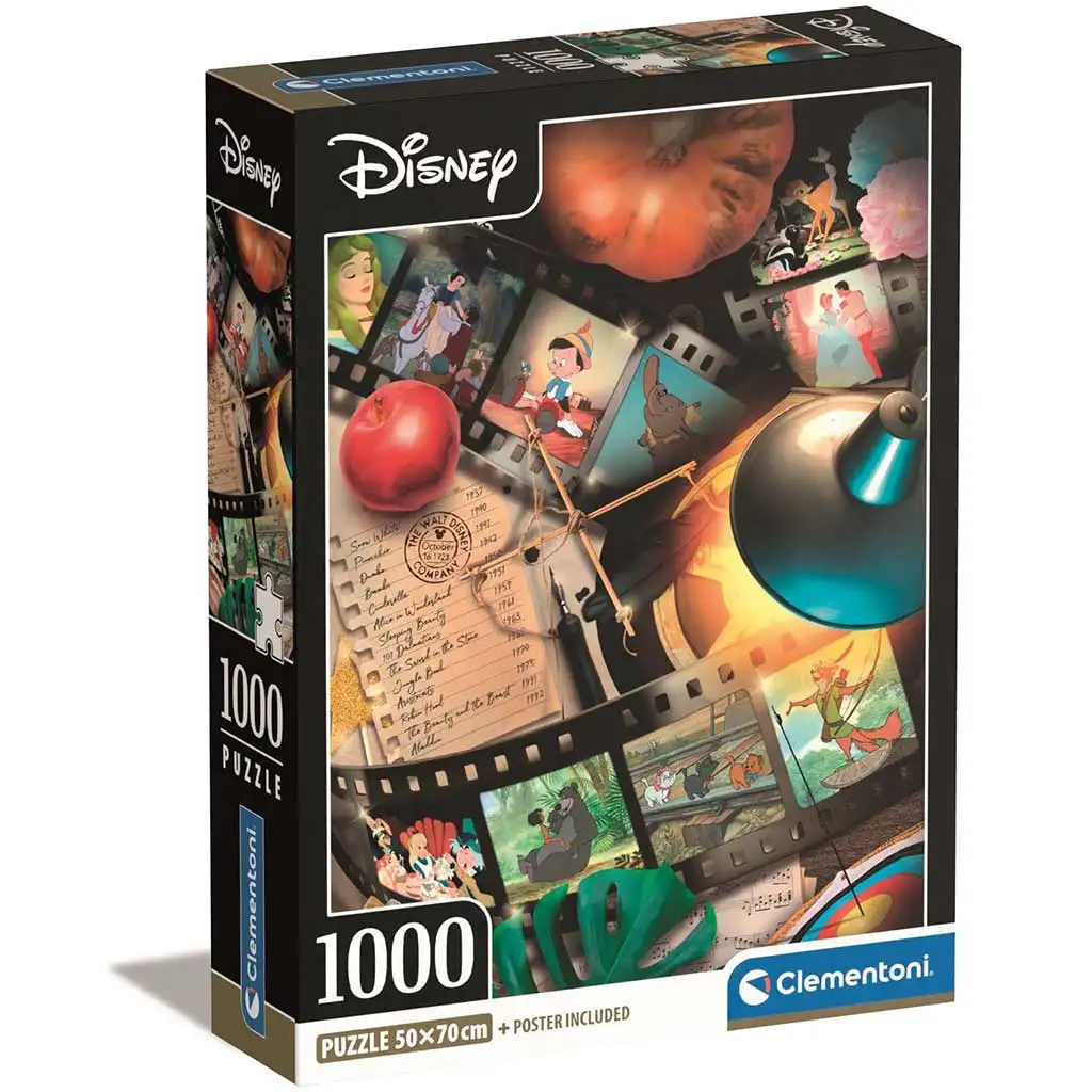 Disney-Klassiker 1000-teilige Compact-Puzzle 50x70cm - Clementoni Bild 1
