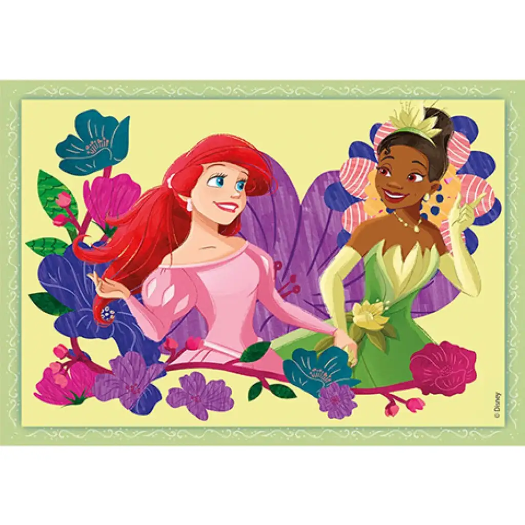 Disney Prinzessinnen 4 in 1 Puzzle - Clementoni Bild 2