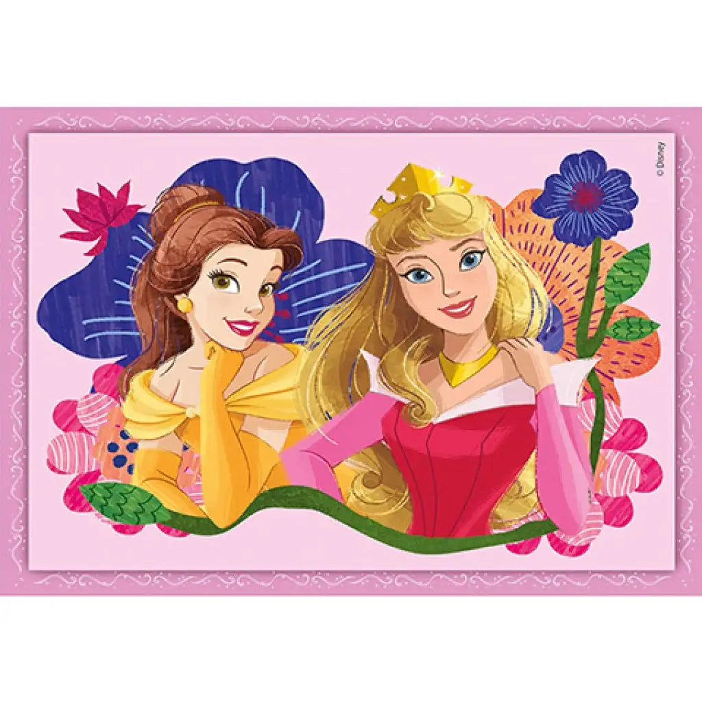 Disney Prinzessinnen 4 in 1 Puzzle - Clementoni Bild 3