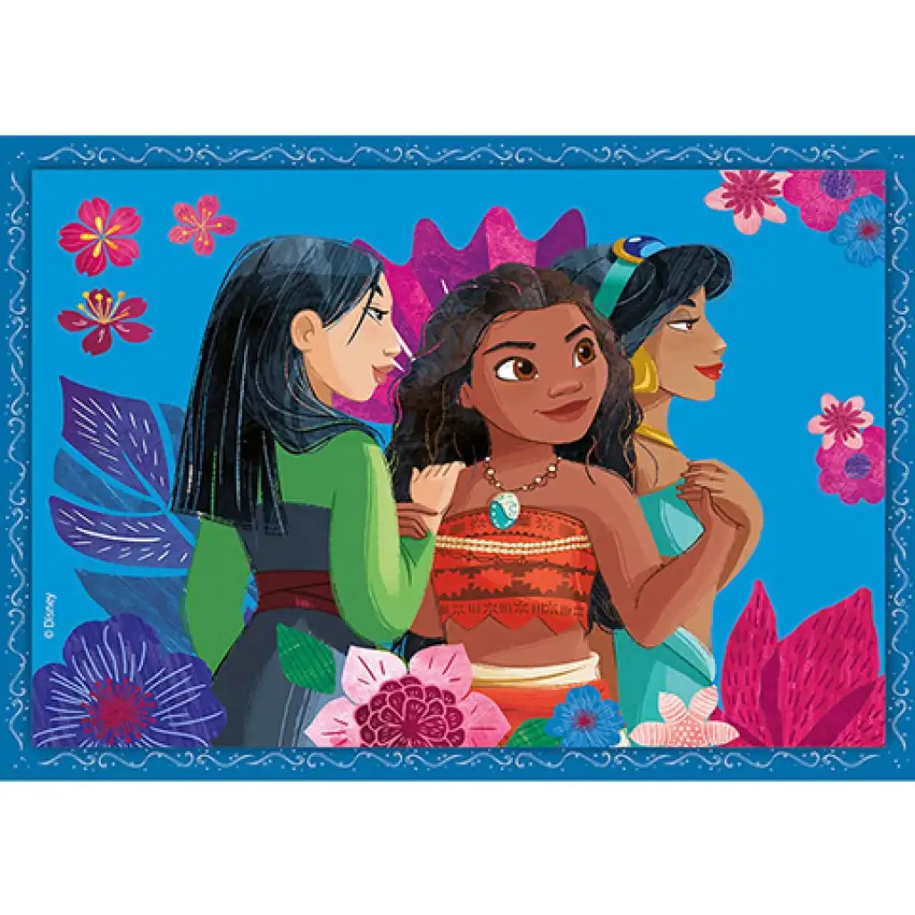 Disney Prinzessinnen 4 in 1 Puzzle - Clementoni Bild 4