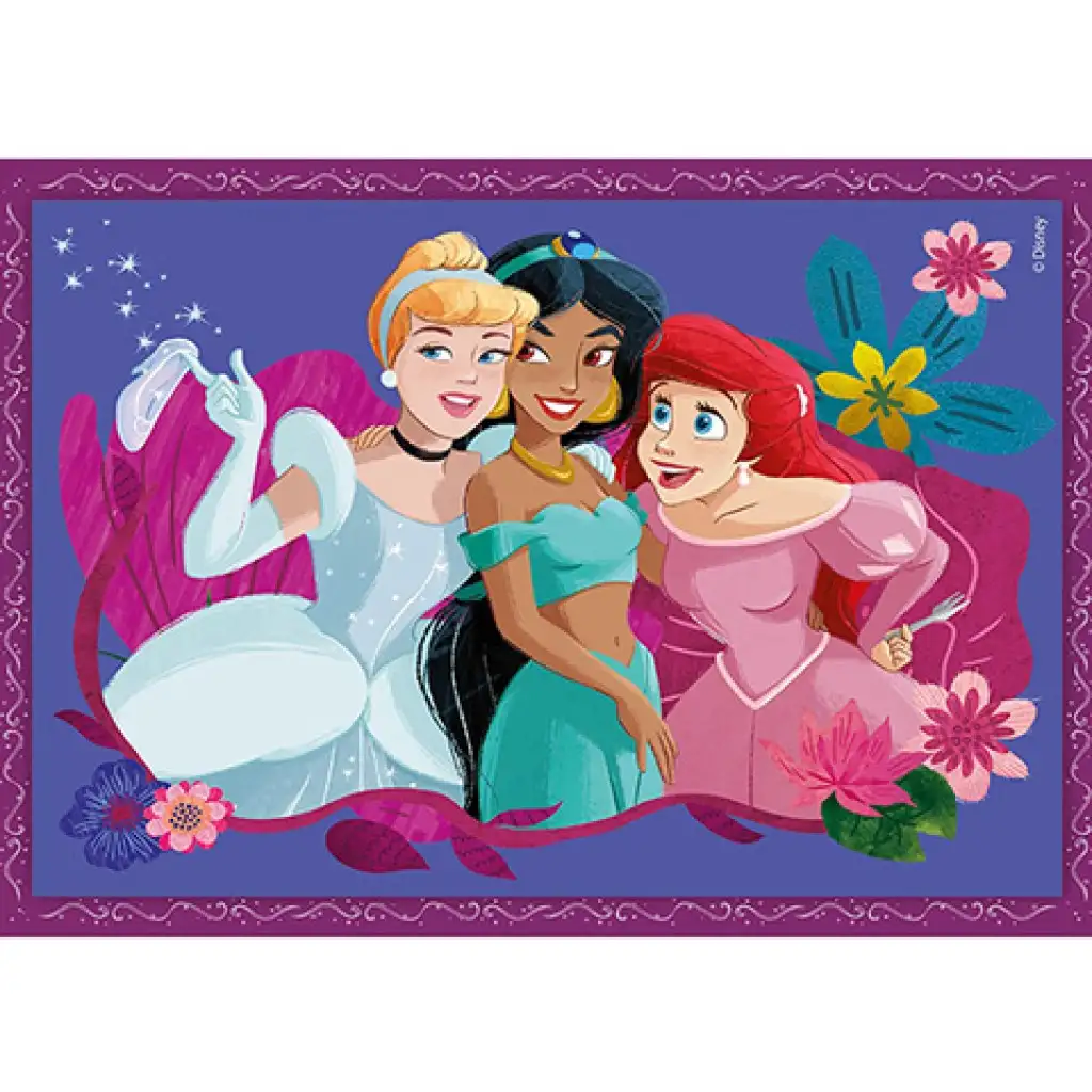 Disney Prinzessinnen 4 in 1 Puzzle - Clementoni Bild 5