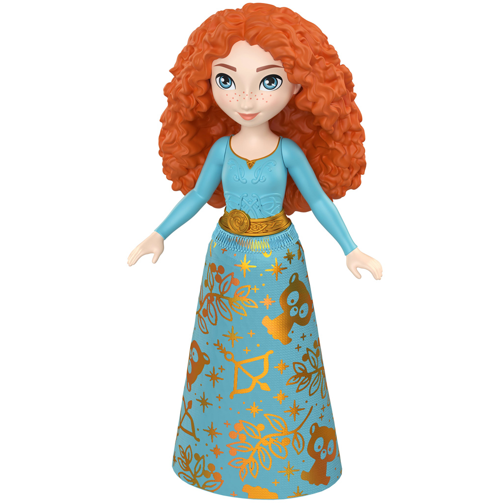 Disney Prinzessinnen: Mini Merida Prinzessin Puppe mit Lichtern im Rock - Mattel Bild 2