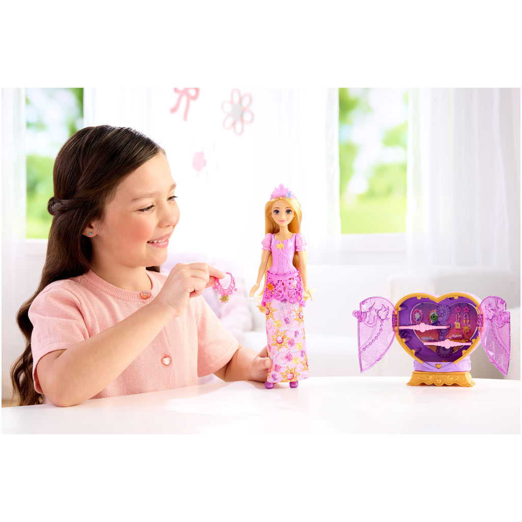 Disney Prinzessinnen - Nackte Überraschungs-Puppe - Rapunzel - Mattel Bild 3