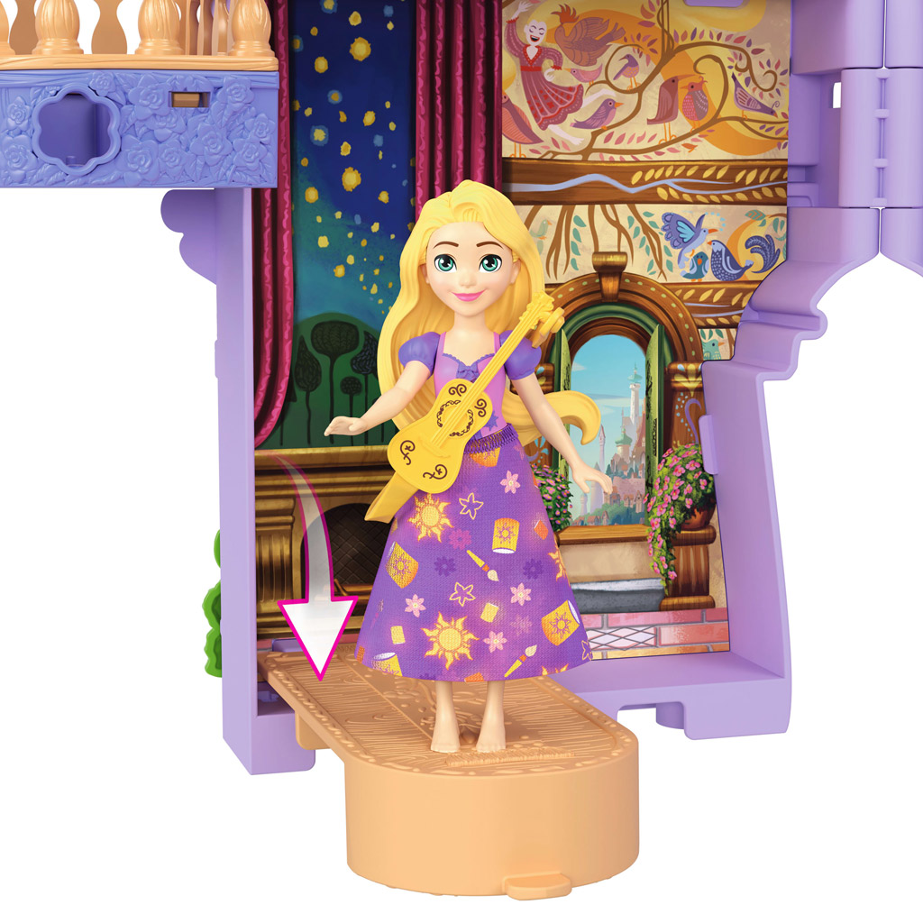 Disney Prinzessinnen Schloss mini Rapunzel Puppe - Mattel Bild 2