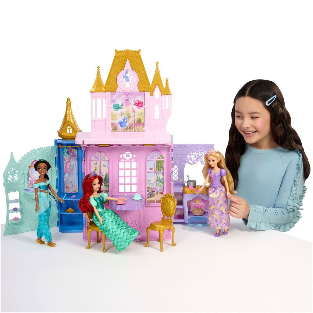 Disney Prinzessinnen Schloss Rapunzel mit Puppe - Mattel Bild 3