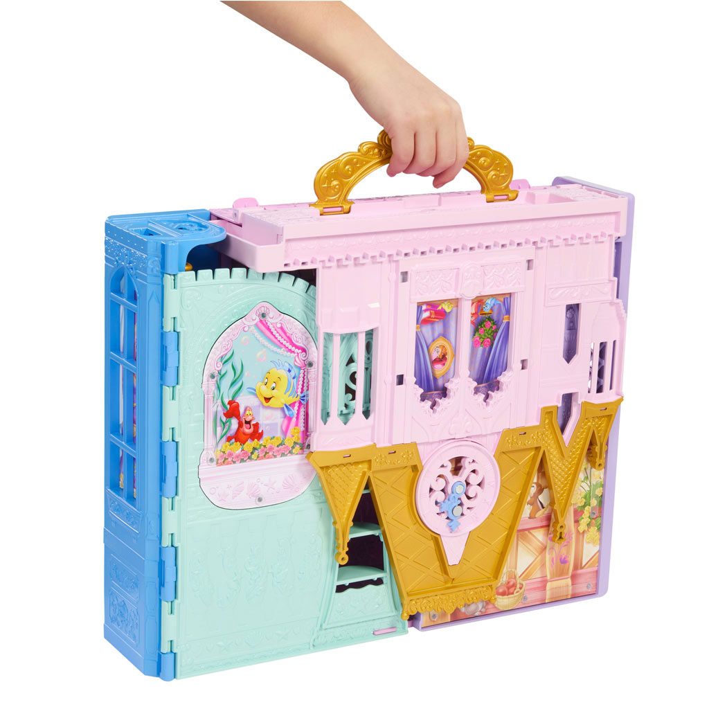 Disney Prinzessinnen Schloss Rapunzel mit Puppe - Mattel Bild 6
