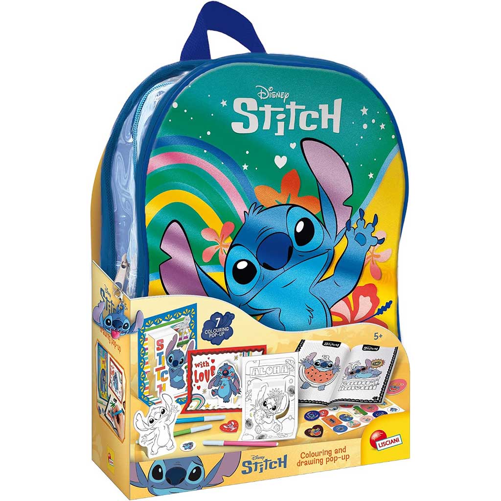 Disney Stitch Malwerkstatt Rucksack - Lisciani Bild 1