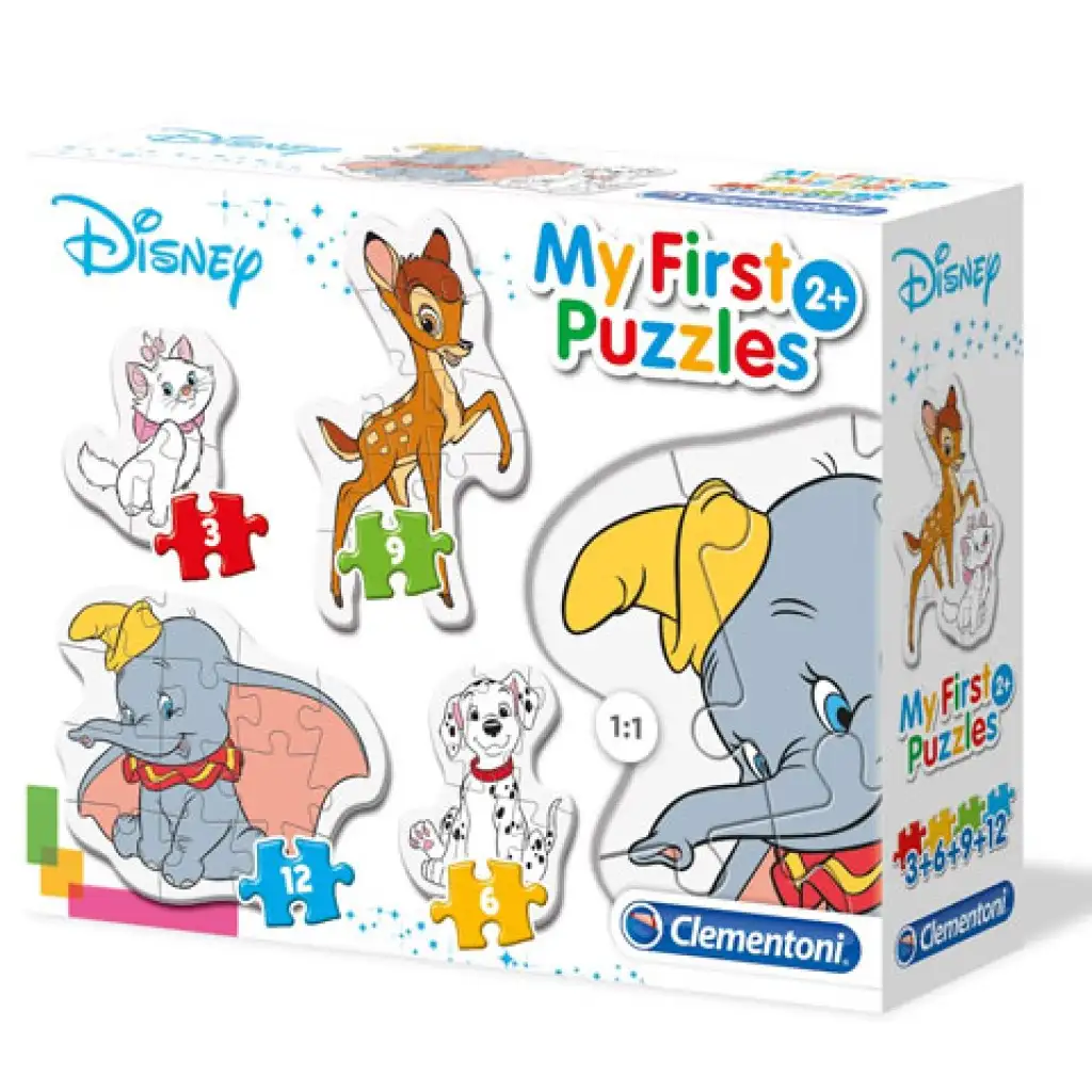 Disney+ Tiere 4-in-1 Puzzle-Set - Clementoni Bild 1