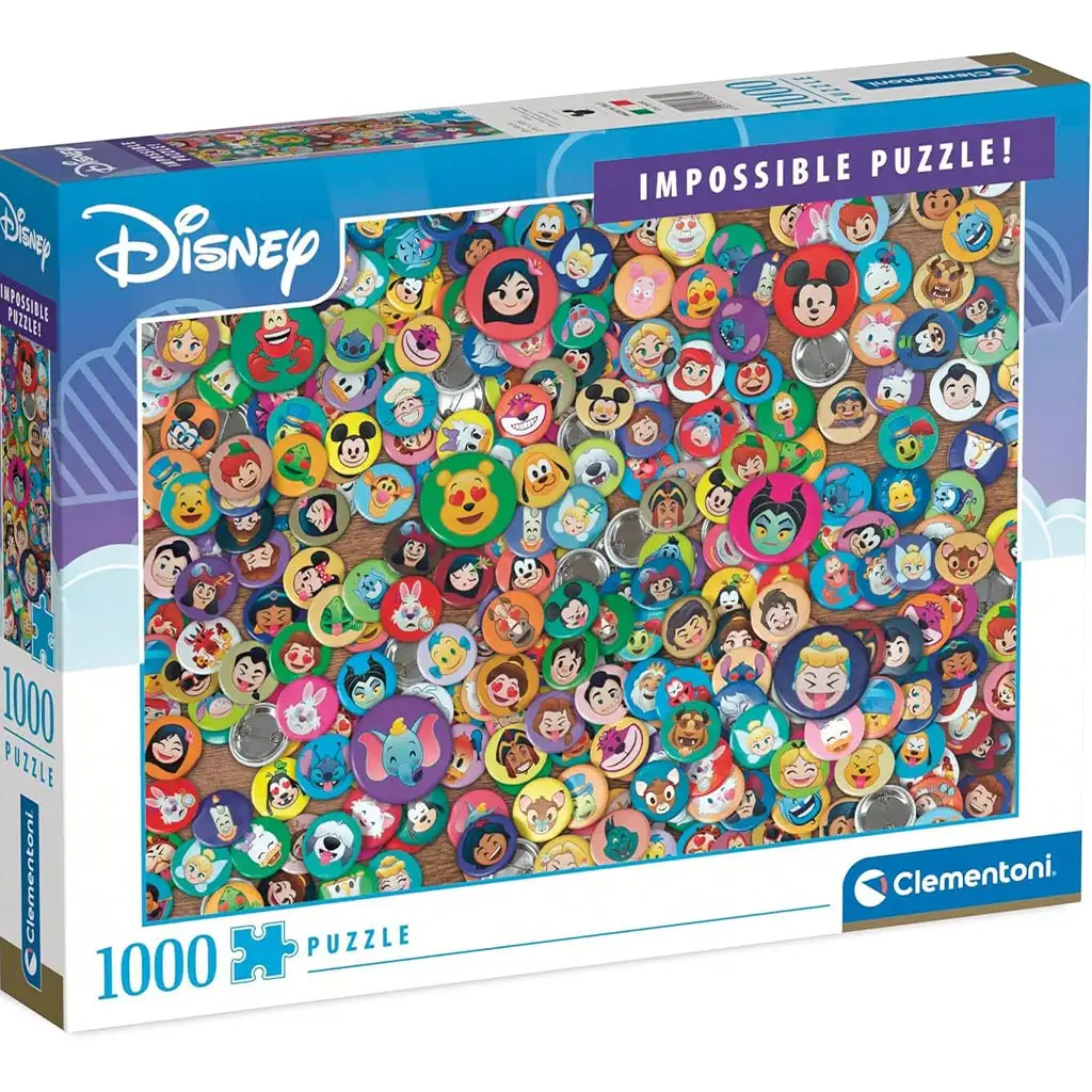 Disney+Charaktere 1000-teiliges unmögliches Puzzle - Clementoni Bild 1