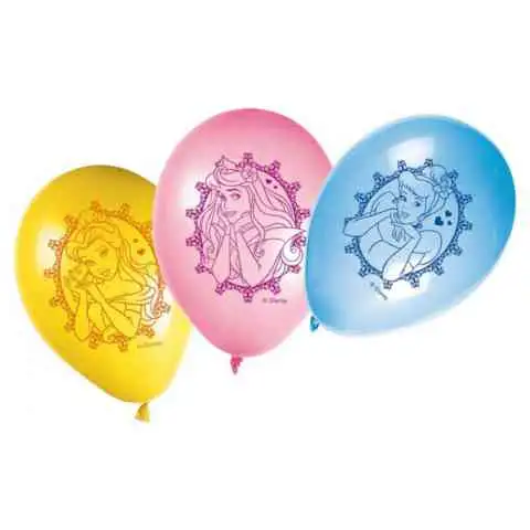 Disney Prinzessinnen bunte Partyballons 8er Set Bild 1