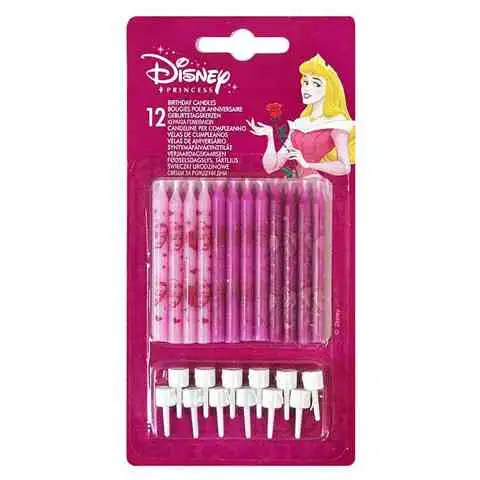 Disney+Prinzessinnen Geburtstagskerzen 12 Stk. Bild 1