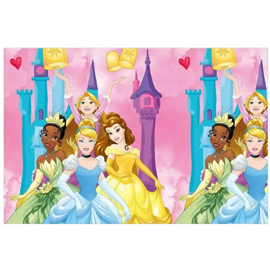 Disney+Prinzessinnen: Papiertischdecke 120x180cm Bild 1