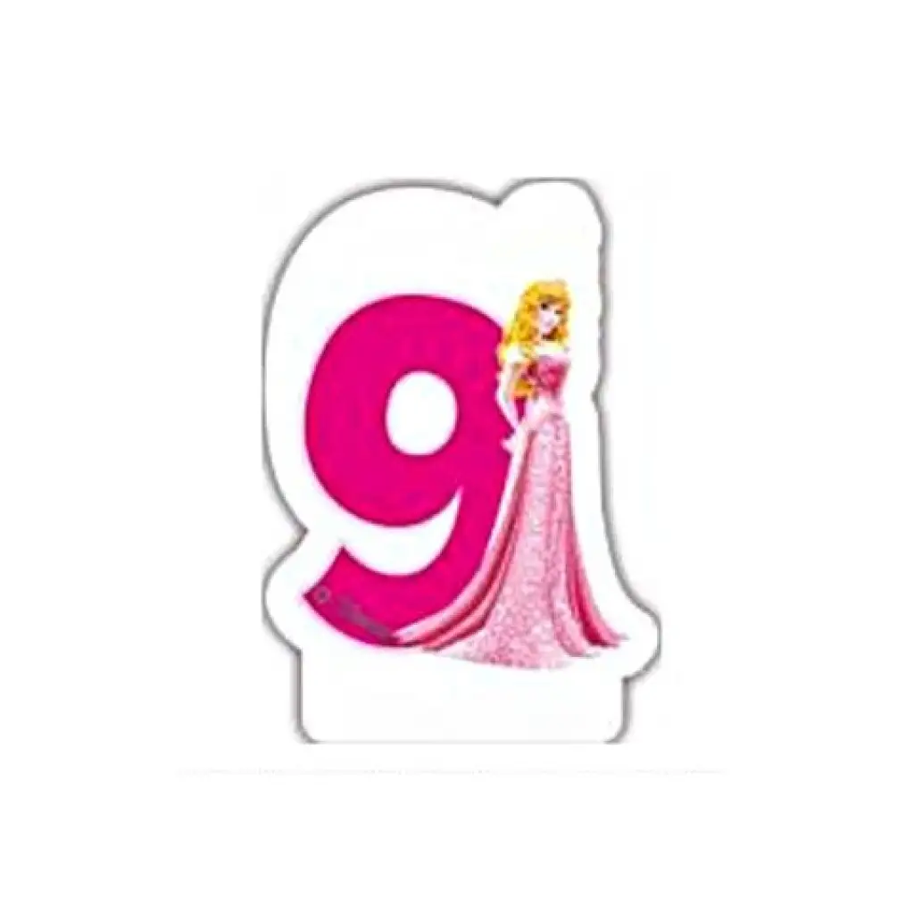 Disney+Prinzessin+Zahlenkerze+9 Bild 1