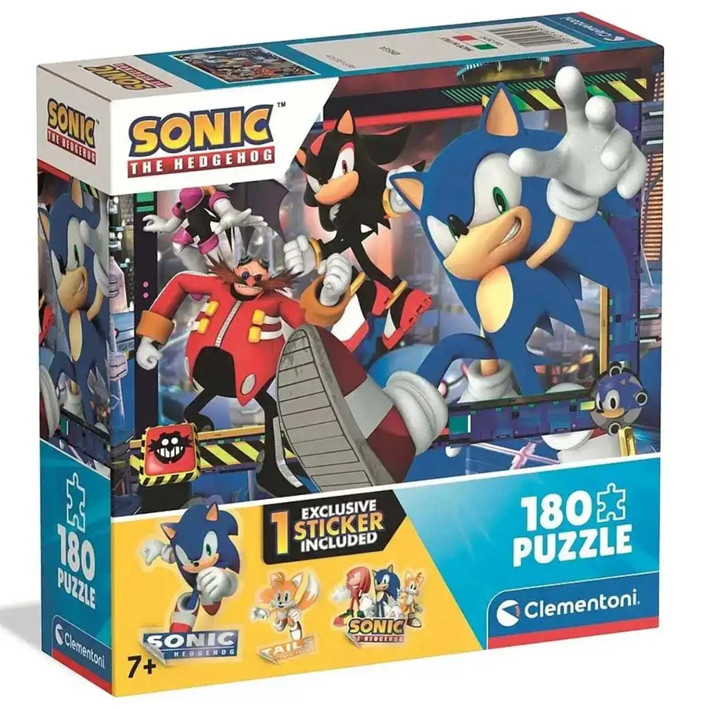 Disney+Sonic 2 180-teiliges Super-Puzzle - Clementoni Bild 1