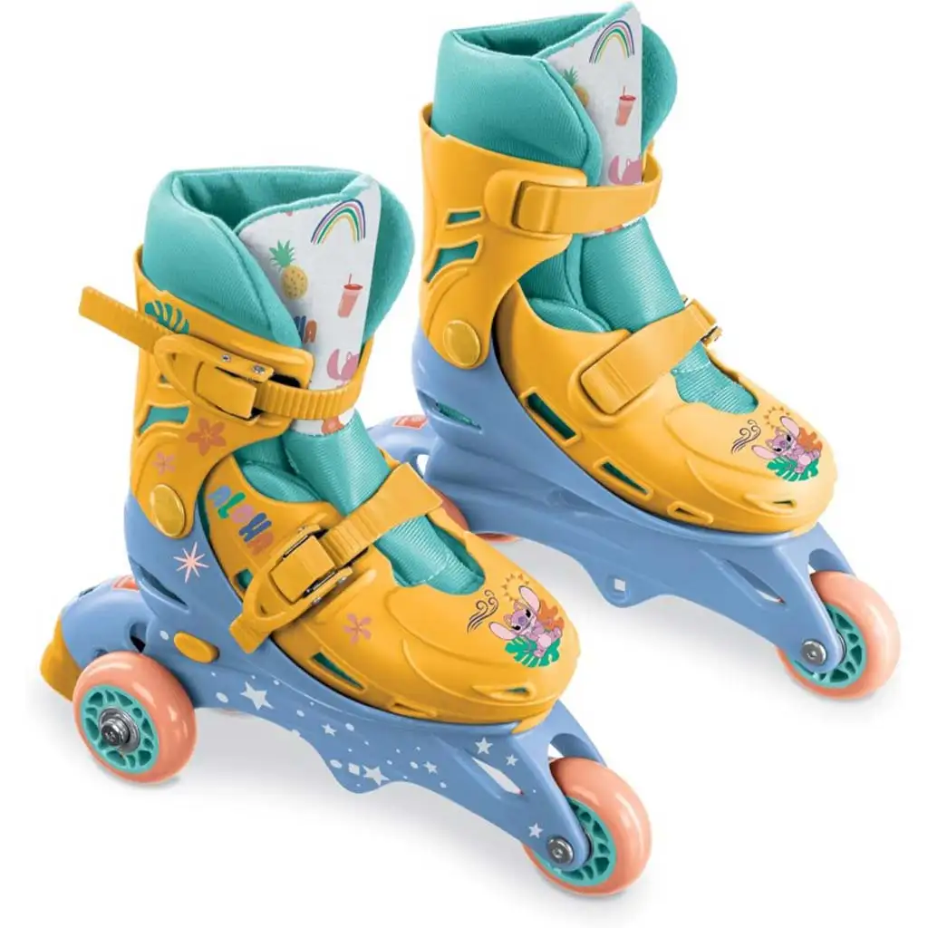Disney+Stitch ein- oder zweireihige verstellbare Rollschuhe Größe 29-32 - Mondo Toys Bild 2