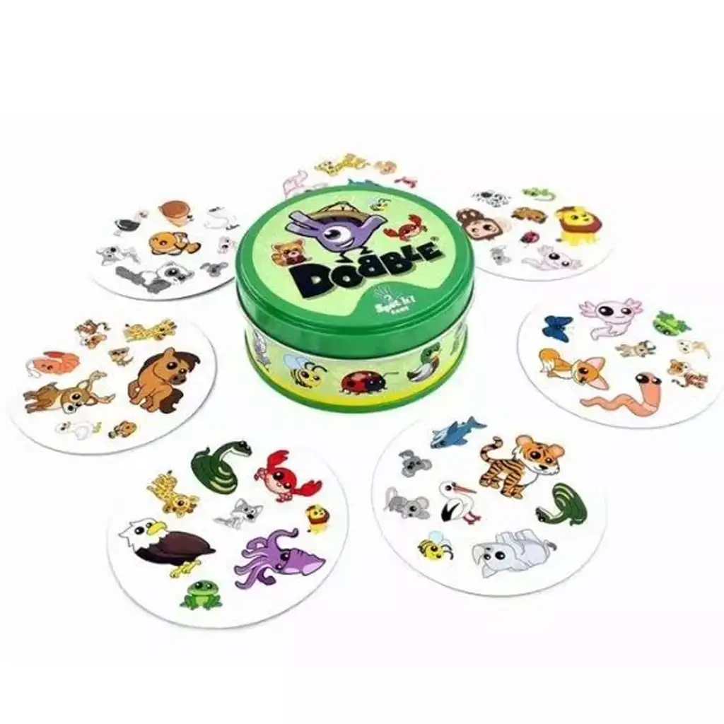 Dobble Tiere Gesellschaftsspiel Bild 2